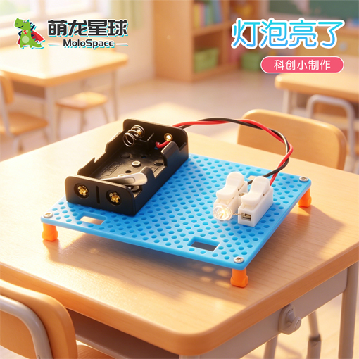 灯泡亮了