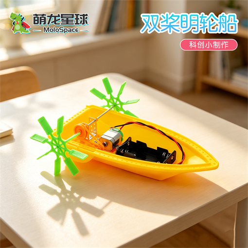 双桨明轮船